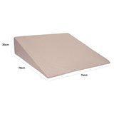 Moon Wedge Pillow For Gerd Acid Reflux - Beige