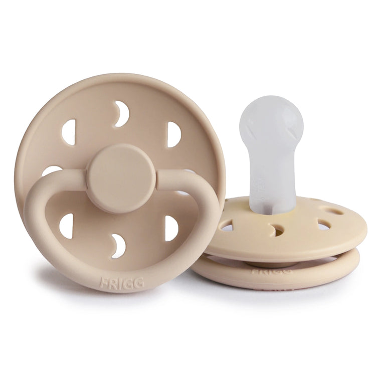 Frigg Moon Phase Silicone Baby Pacifier 6M-18M, 1Pack, Croissant - Size 2 - Laadlee