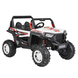 MYTS Funky Kids' Off-Road Electric Ride-On Buggy - White