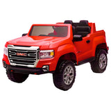 MYTS 12V GMC Licensed Rideon Canyon AT4 Truck - Red