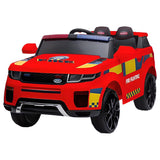 MYTS Electric Police Jeep For Kids - Red