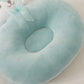 Tiny Hug Newborn Baby  Breathable Flat Round Pillow - Blue