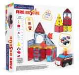 Magna-Tiles Fire Rescue Magnetic Construction Set - 27pcs
