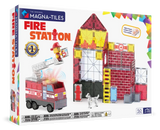 Magna-Tiles Fire Station Magnetic Construction Set - 50pcs