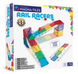 Magna-Tiles Rail Racers Magnetic Construction Set - 33pcs
