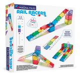 Magna-Tiles Rail Racers Magnetic Construction Set - 33pcs