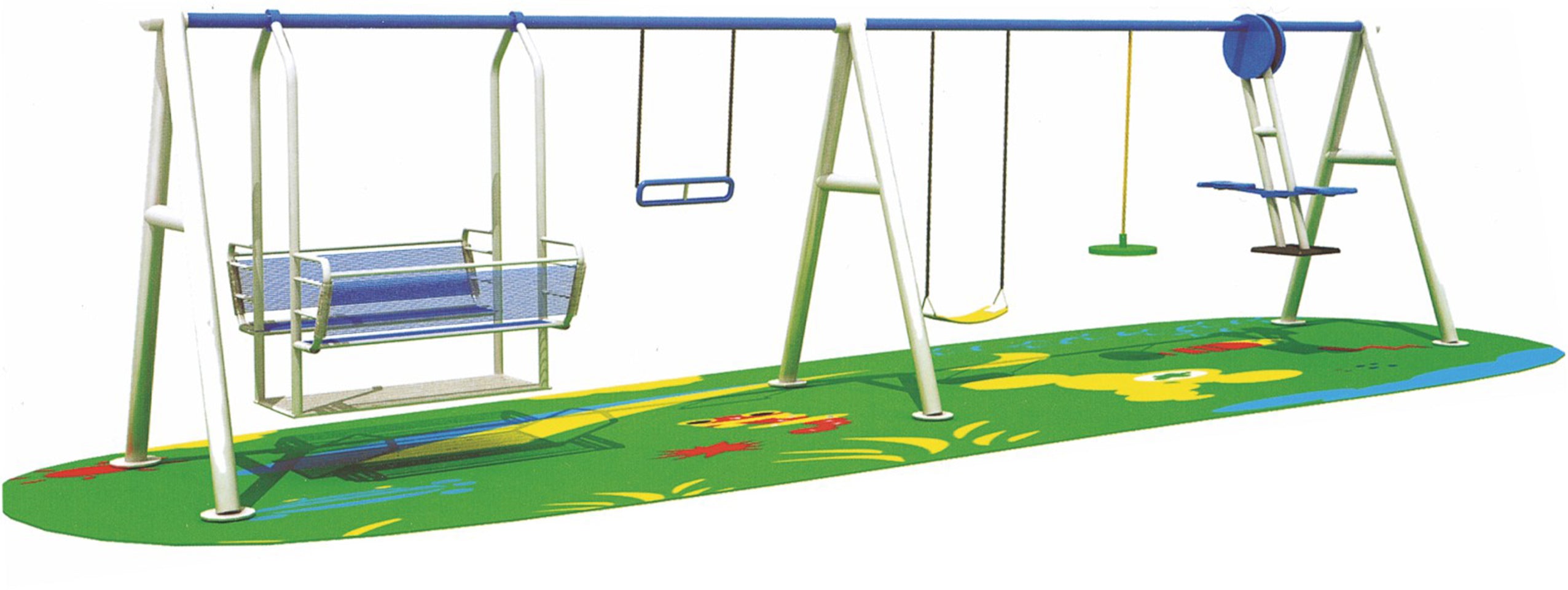 megastar-garden-five-seater-kids-play-swing-set-1