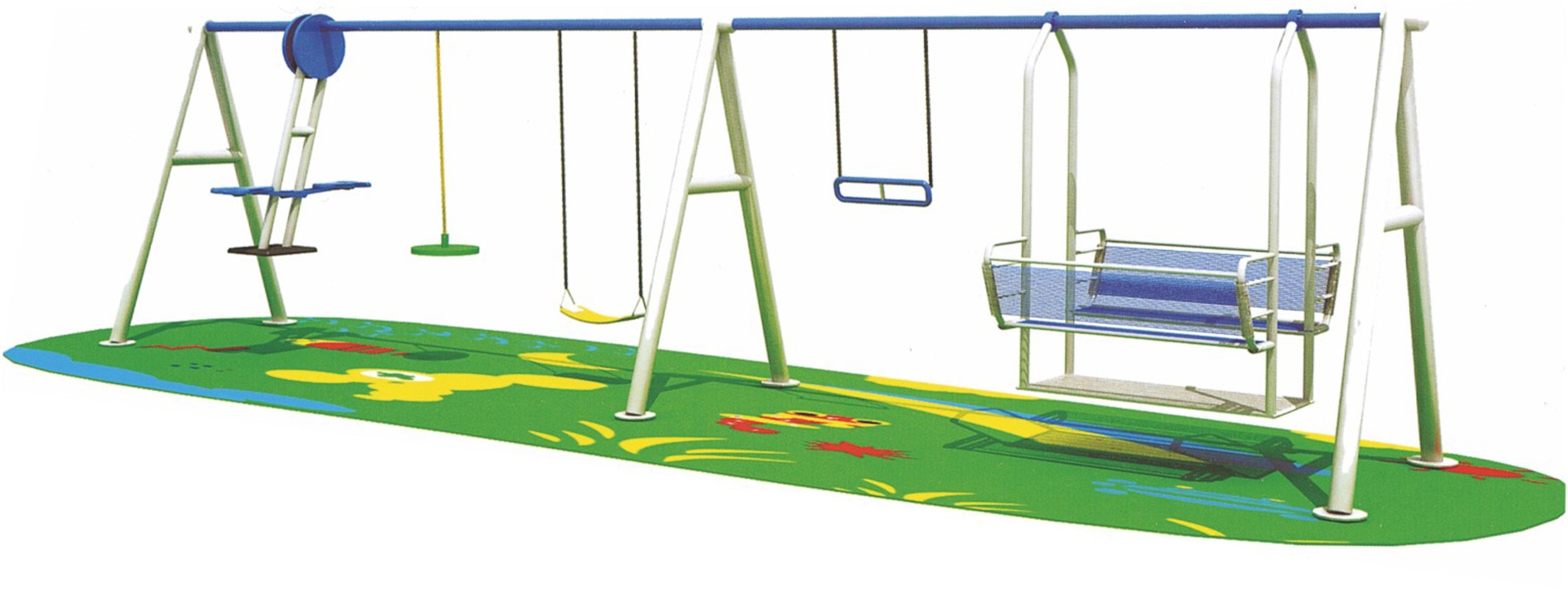 megastar-garden-five-seater-kids-play-swing-set-2