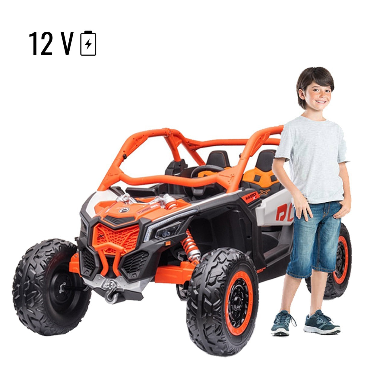megastar-rideons-12v-licensed-can-am-maverick-utv-buggy-orange-2