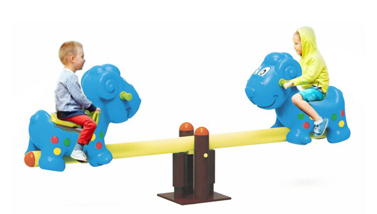 megastar-kids-amusement-park-twin-pups-seesaw-rocker-for-gardens-assorted-4