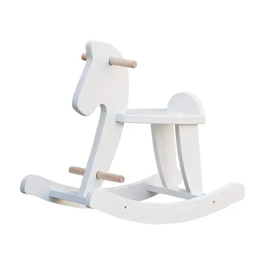 Woody Buddy Rocking Horse - White