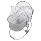 Mastela 6 In 1 Baby Bassinet And Rocker - Grey