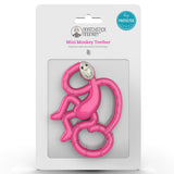Matchstick Monkey Mini Monkey Teether - Pink