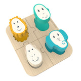 Matchstick Monkey Playtime Puzzle & Matching Game - Multicolor