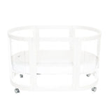 Babyhood Kaylula Sova Clear Cot - Natural
