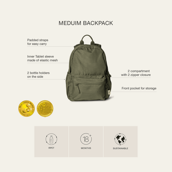 Citron Medium Backpack - Green