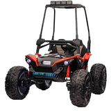 Megastar UTV With Removable Canopy, Remote Control And Colorful Lights 2 Seater 12V - Red