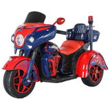 Megastar Licensed Electric Rideon Kids Spiderman 3 Wheel Bike 12V - Blue