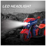 Megastar Licensed Electric Rideon Kids Spiderman 3 Wheel Bike 12V - Blue