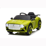 Megastar Ride On 12V Bentley Style Electric Kids Battery Operated Car - Green