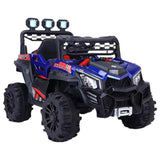 Megastar Ride On 12V Big Shadower Electric Ride On SUV With Remote Control - Blue