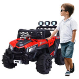 Megastar Ride On 12V Big Shadower Electric Ride On SUV With Remote Control - Red