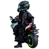 Megastar Ride On 12V Kazuki Rechargeable Battery Operated Ride On Bike For Kids With Hand Acceleration - Green