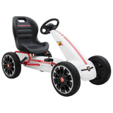 Megastar Pedal Pro Go Kart Ride On For Kids - White