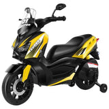 Megastar Ride On Scooterino 12V Kids Electric Motorbike Safe, Stylish, And Fun Ride-On Toy - Yellow