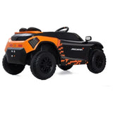 Megastar Licensed Mclaren Kids Electric Toy Jeep 12V With Remote Control Ride-On - Black