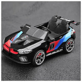 Megastar M8 Gte Style Racing 24V Electric Ride-On Car With Parental Remote Control - Black