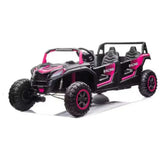 Megastar Kids 48V XXXXL Electric Rideon Dune Buggy Jeep High Speed - 4 Seater - Pink