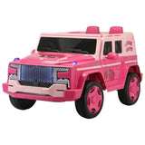 Megastar Licensed Electric Rideon Kids  Lotso 12V SUV Jeep With Rc - Pink