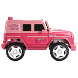 Megastar Licensed Electric Rideon Kids  Lotso 12V SUV Jeep With Rc - Pink