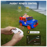 Megastar Licensed Electric Rideon Kids Spiderman  12V SUV Jeep With Rc - Blue