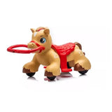 Megastar Unicorn Ride-On Toy 12V My Little Rideon Pet - Brown