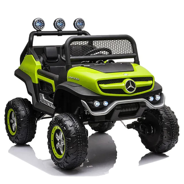 megastar-ride-on-12v-licensed-mercedes-benz-unimog-electric-car-green-2