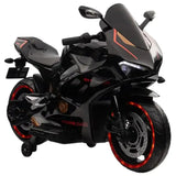 Megastar Ride On V5 Kids Electric 12V Motorcycle - Unleash The Joy Of Riding - Black
