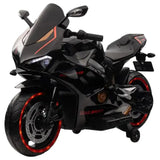 Megastar Ride On V5 Kids Electric 12V Motorcycle - Unleash The Joy Of Riding - Black