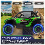Megastar Electric Rideon Kids UTV Sandviper SUV Jeep 12V - Green
