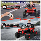 Megastar Electric Rideon Kids UTV Sandviper SUV Jeep 12V - Red
