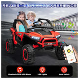 Megastar Electric Rideon Kids UTV Sandviper SUV Jeep 12V - Red
