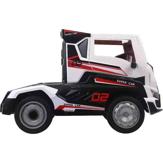 megastar-12v-clunker-truck-with-rubber-tyres-leather-seats-black-5