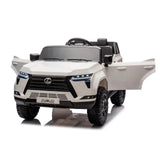 Megastar Rideon 12V Lexus Gx Series Kids Electric Car, Dual Motor With Remote Control - White
