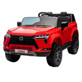 Megastar Rideon 12V Lexus Gx Series Kids Electric Car, Dual Motor With Remote Control - Red