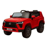 Megastar Rideon 12V Lexus Gx Series Kids Electric Car, Dual Motor With Remote Control - Red