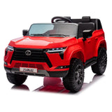 Megastar Rideon 12V Lexus Gx Series Kids Electric Car, Dual Motor With Remote Control - Red