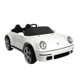 Megastar Big Ride On 24 V Licensed Porsche Kids Electric Car For 2 Kids With Parental Remote Control - White