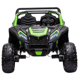 Megastar Ride On 24V XXL Blade XR UTV Buggy Twin Seater For Big Kids - Green