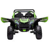 Megastar Ride On 24V XXL Blade XR UTV Buggy Twin Seater For Big Kids - Green